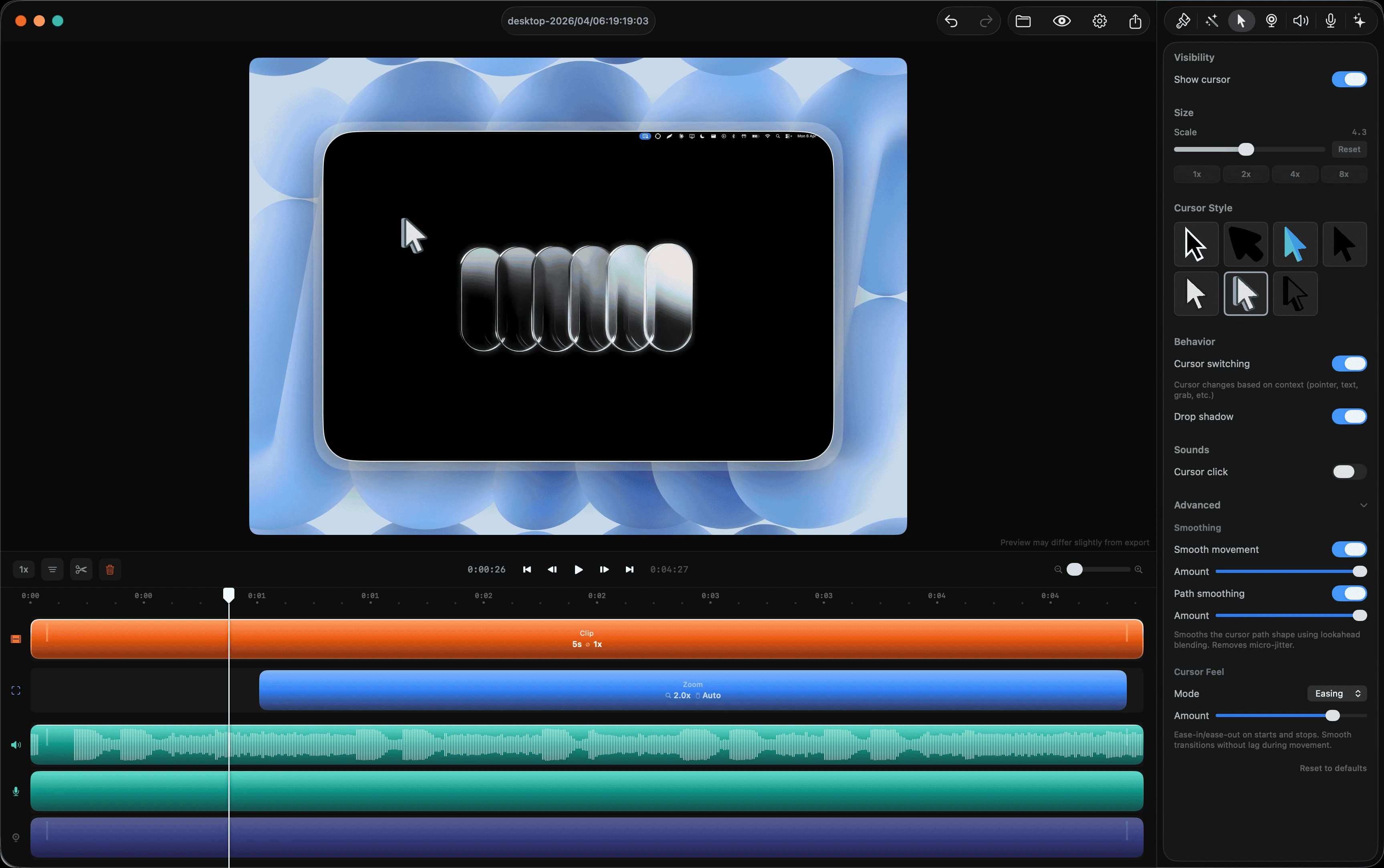 OpenStudio app screenshot